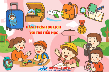Hành Trình Du Lịch Với Trẻ Tiểu Học  cover