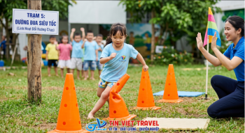 Bí Quyết Setup Trò Chơi Vận Động Thô Dã Ngoại Công Viên Cho Bé