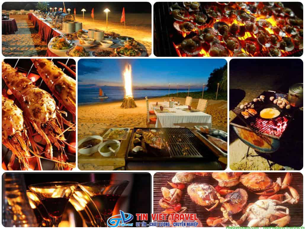 tiec bbq tren bai bien