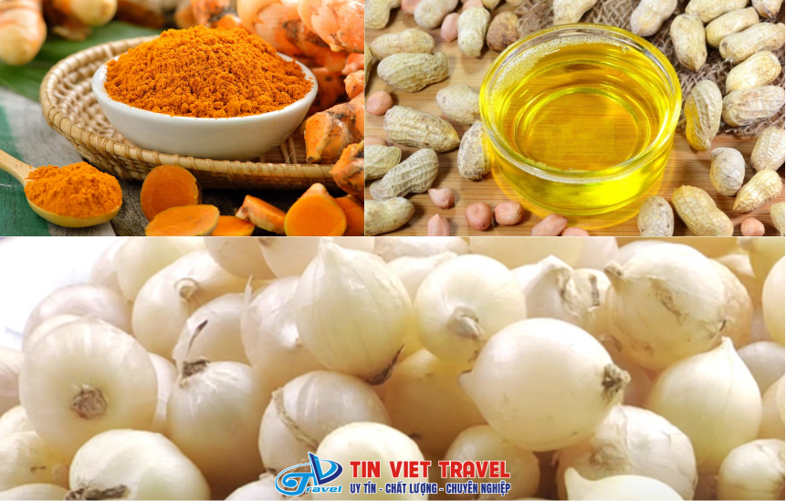 Nguyên liệu nấu mì quảng ếch