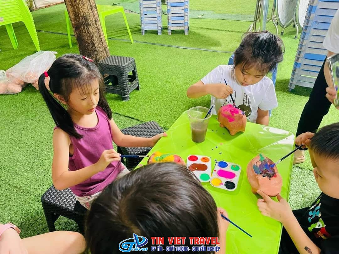 tô màu ống tiết kiệm tại Happy Farm